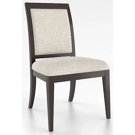 Customizable Side Chair with Upholstered Seat and Back